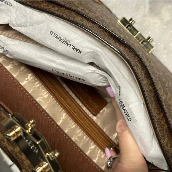 NWT Karl Lagerfeld crossbody shoulder bag - Picture 6 of 15